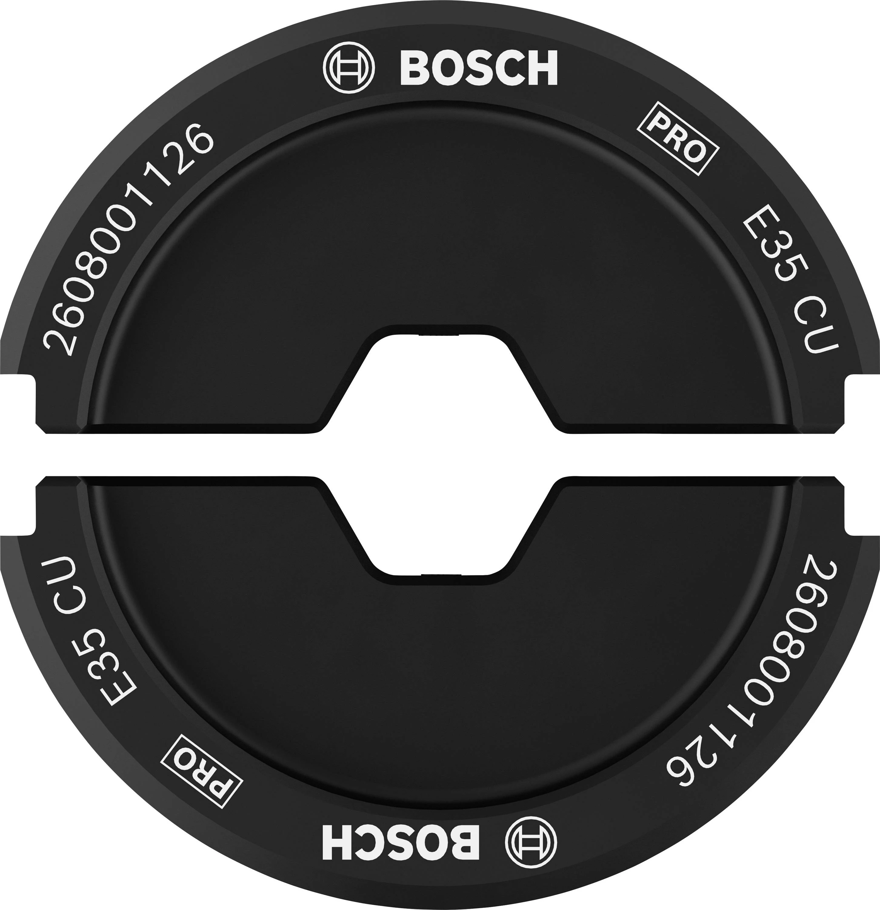 Bosch 2608001126 presēšanas matricu komplekts cauruļveida