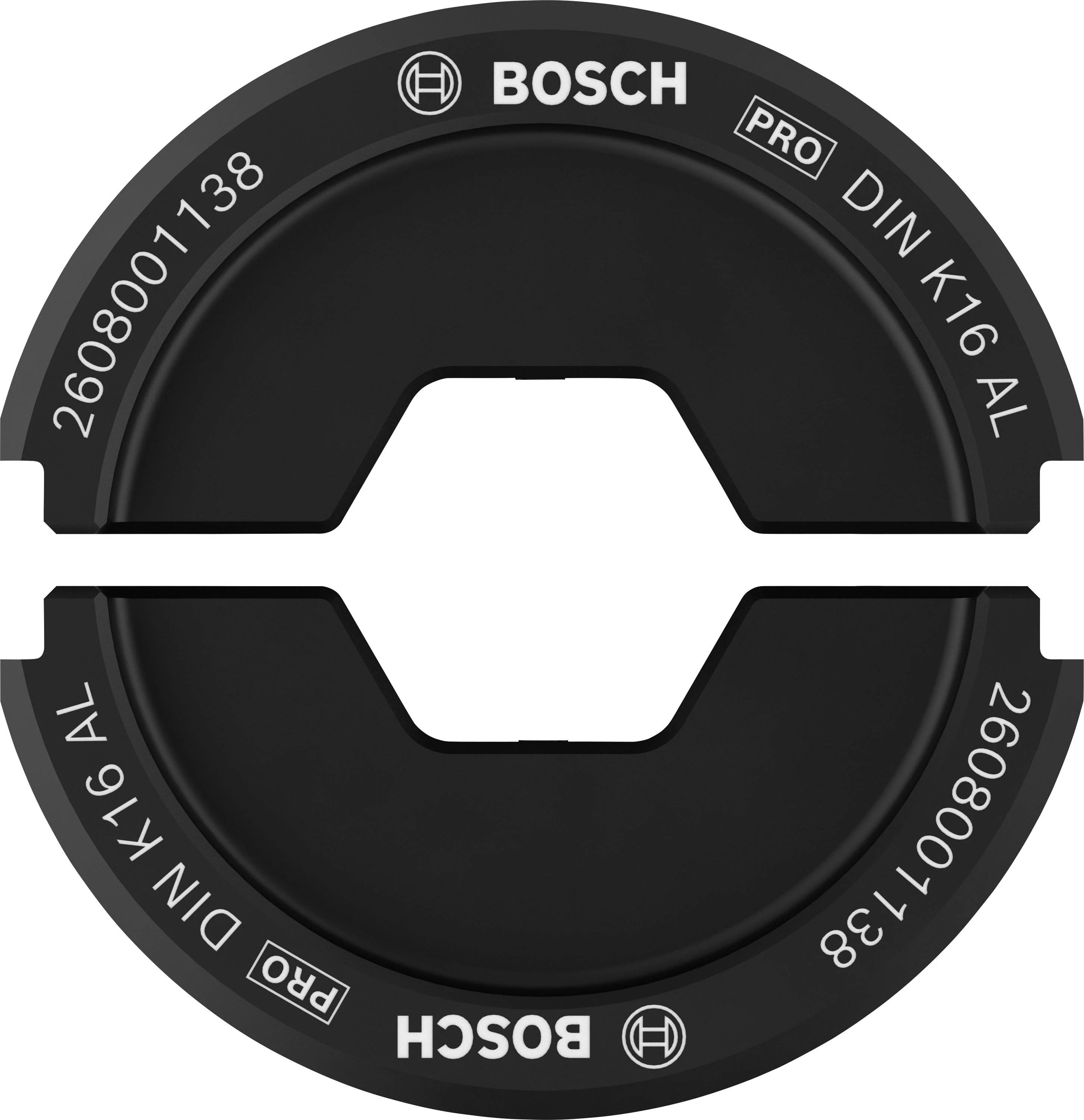 Bosch 2608001138 presēšanas uzgalis cauruļveida kabeļu