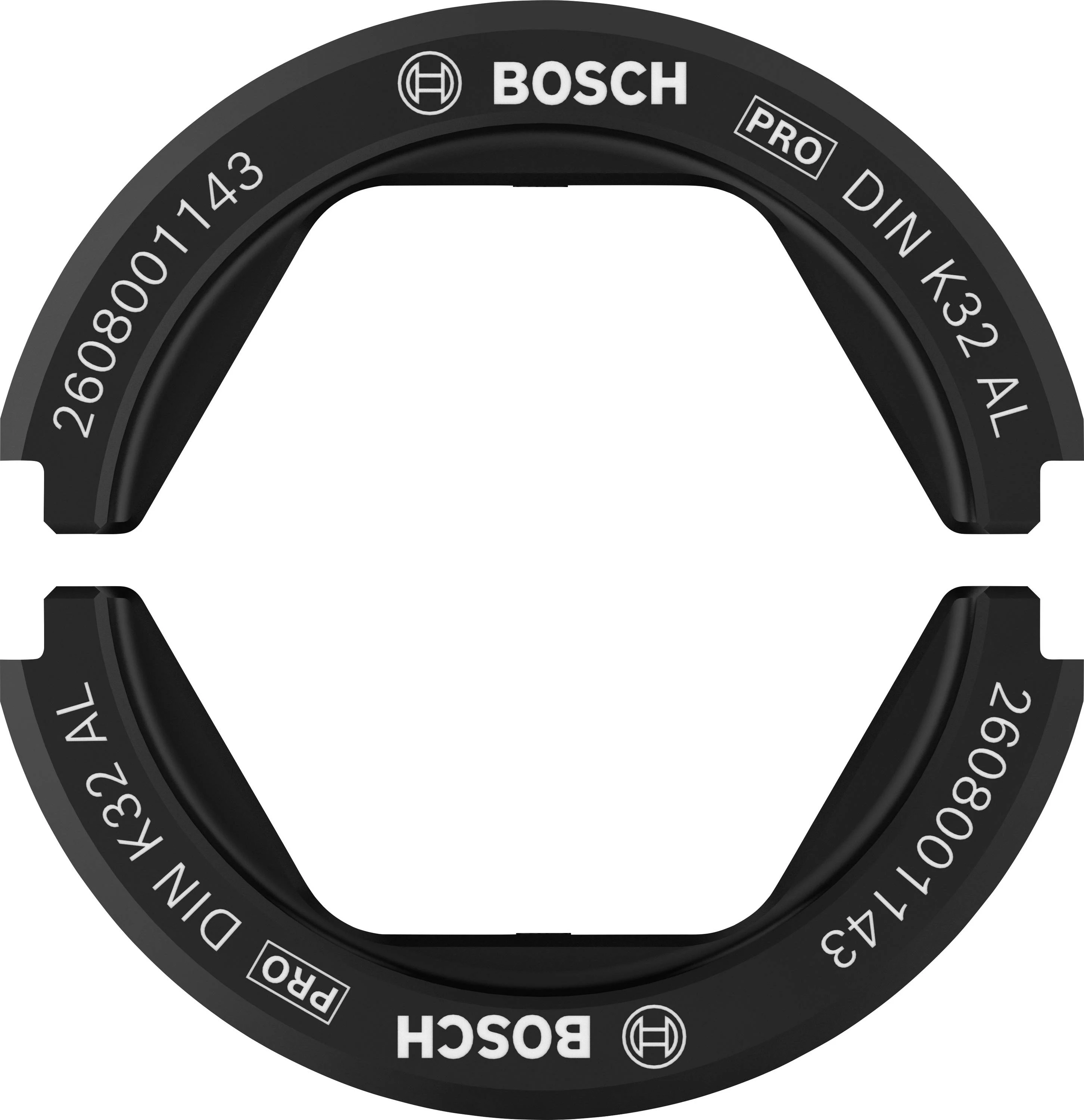Bosch 2608001143 presēšanas matricu komplekts cauruļveida