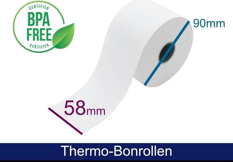 ARTDEV termiskā papīra rullis 58 mm