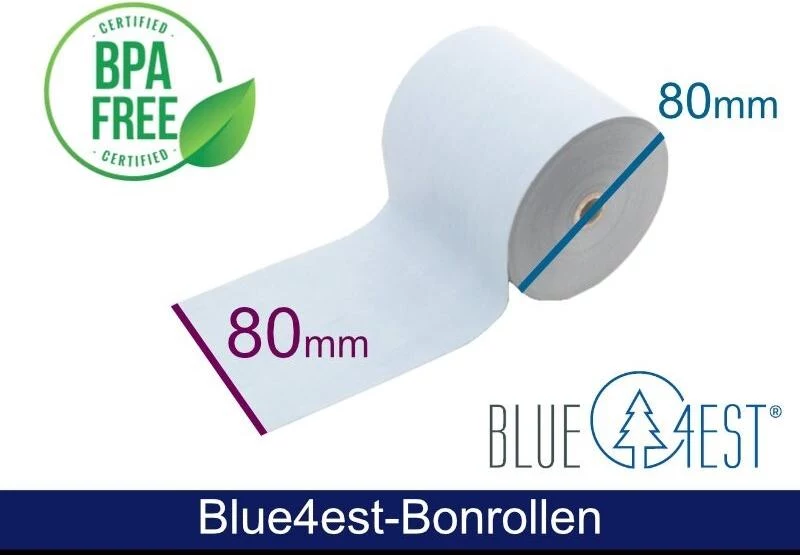 ARTDEV Blue4est® ekoloģiskais termopapīra rullis 80mm