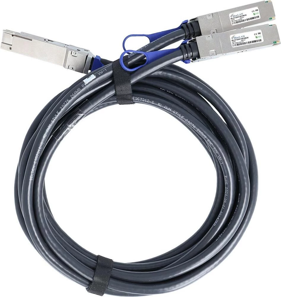 BlueLAN savietojams Mellanox MCP7H50-V003R26 pasīvais 200G