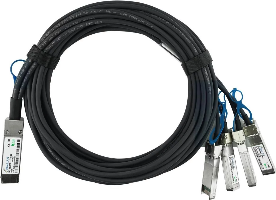 BlueLAN 980-9I48H-00C003 saderīgs QSFP28 uz 4x