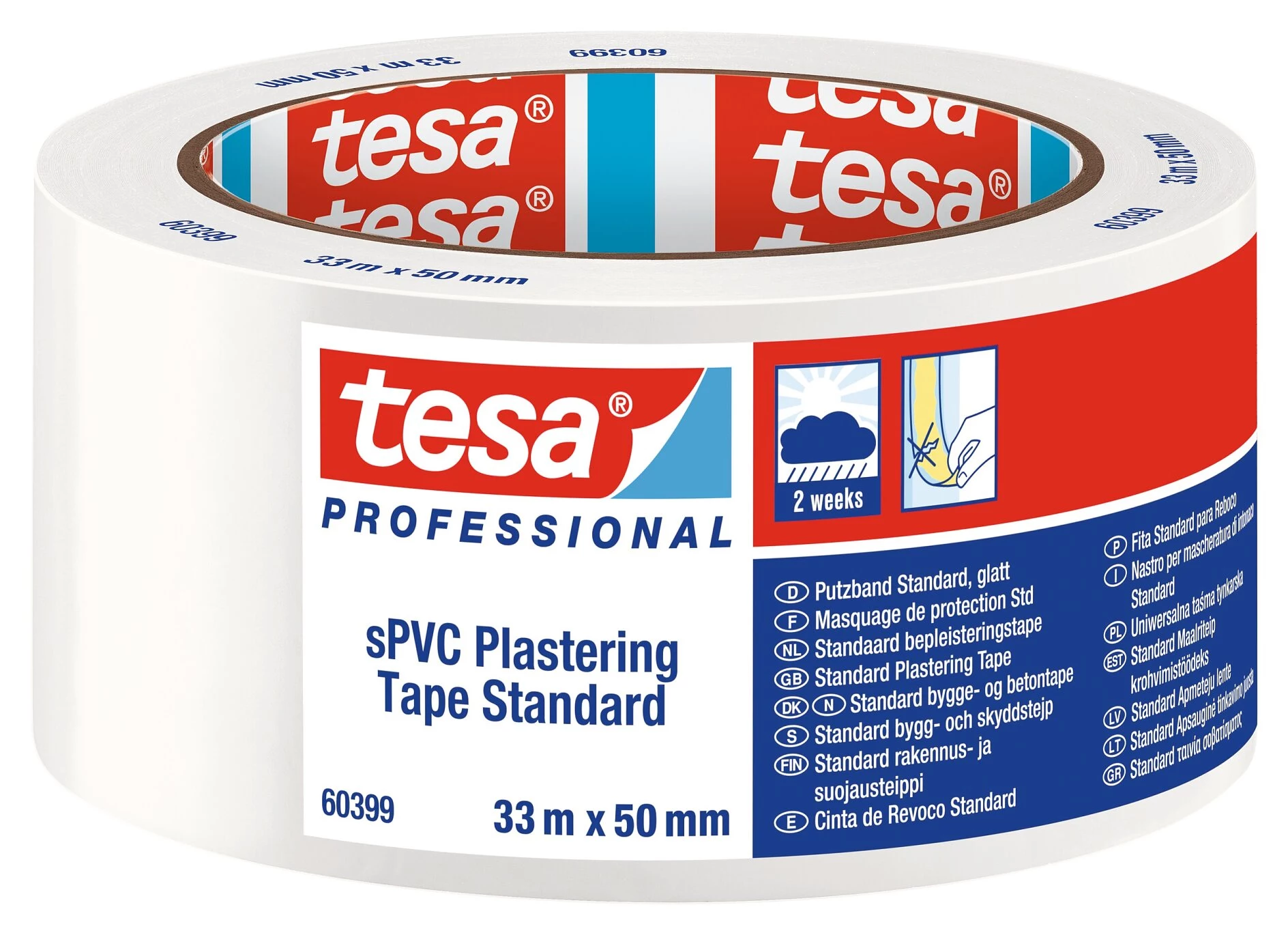 Tesa 60399-00005-00 Apmetuma līmlente balta 33