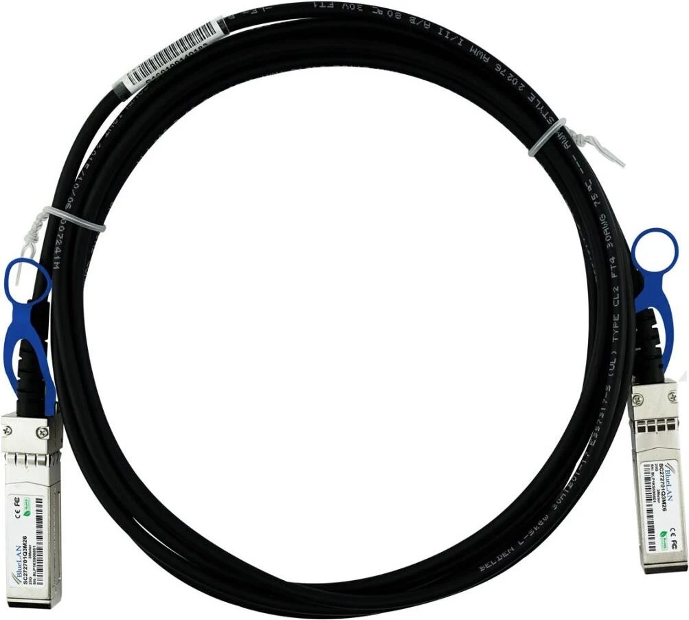 BlueOptics CBL-NTWK-1215-10M-G saderīgs BlueLAN DAC SFP28