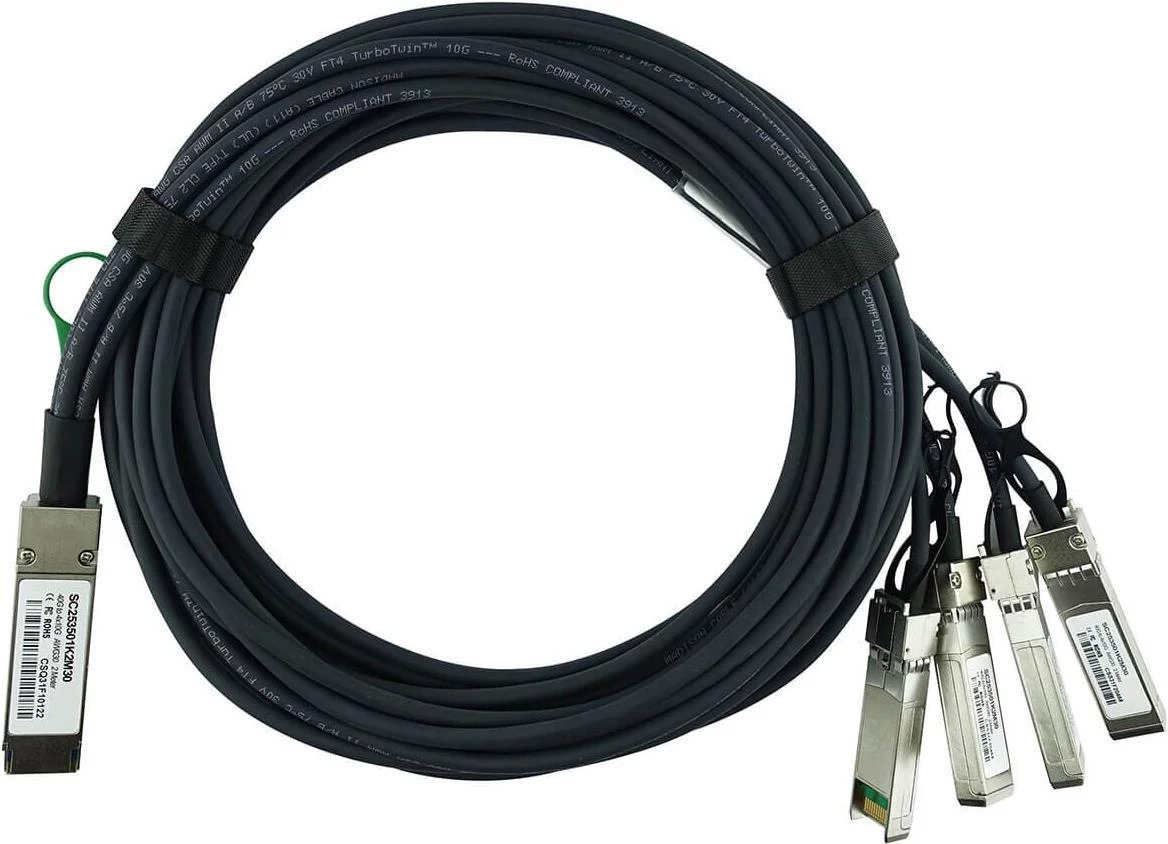BlueLAN LSWM1QSTK3-BL 40GBASE-CR4 QSFP uz 4x10GBASE-CR