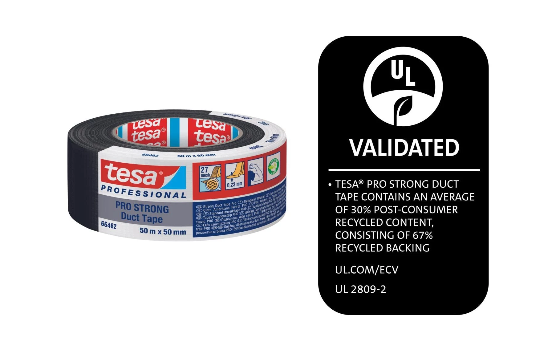 Tesa Pro Strong līmlente melna 50