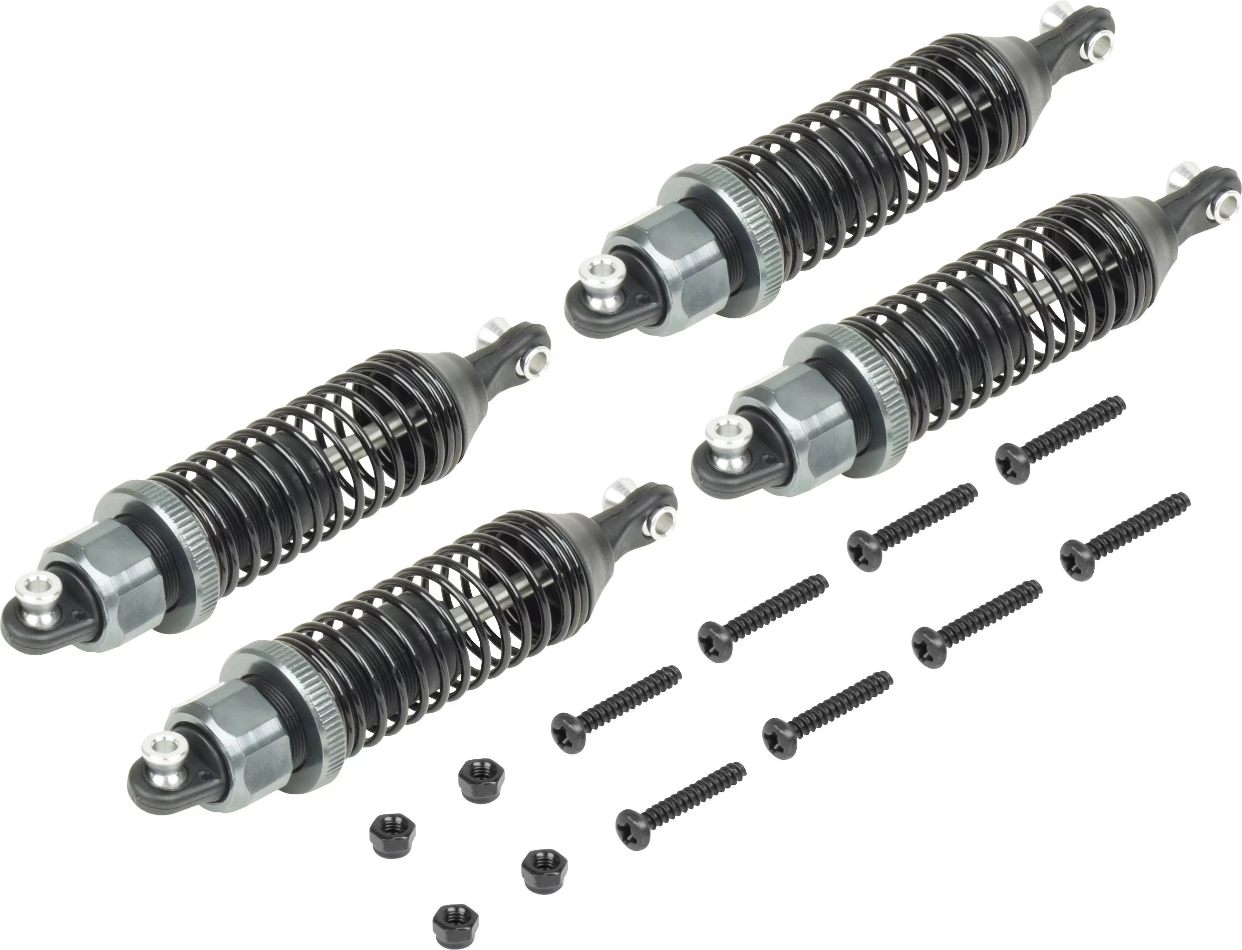 Reely RE-7083021 alumīnija eļļas amortizatoru komplekts