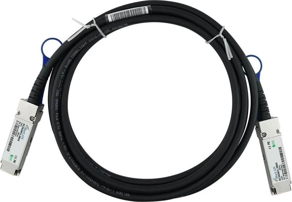 BLUELAN MCP1600-C001LZ-BL saderīgs NVIDIA QSFP28 tiešās