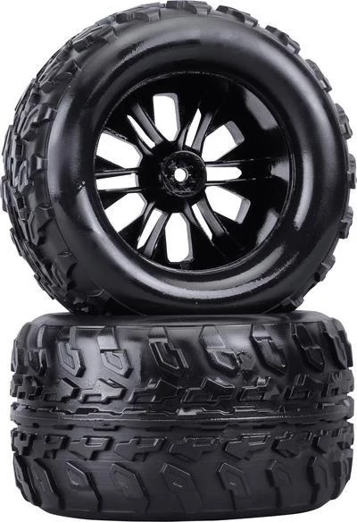 Reely 1:10 Monstertruck pilnie riteņi melni