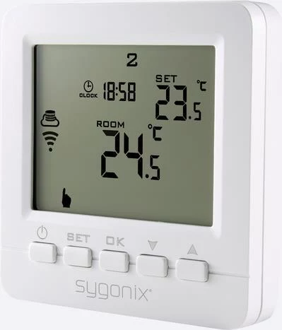 Sygonix Bezvadu iegremdējamais istabas termostats ar