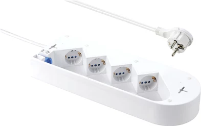 Sygonix SY-5228510 4 vietu pagarinātājs ar