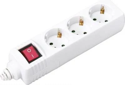 Sygonix BT-2372210 3 ligzdu pagarinātājs ar