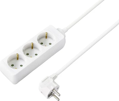Sygonix SY-4890982 3 ligzdu pagarinātājs ar