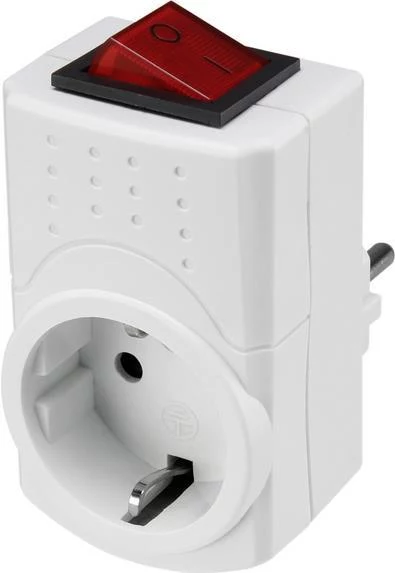 Sygonix SY-5045292 pārslēdzams Schuko adaptera kontaktdakša