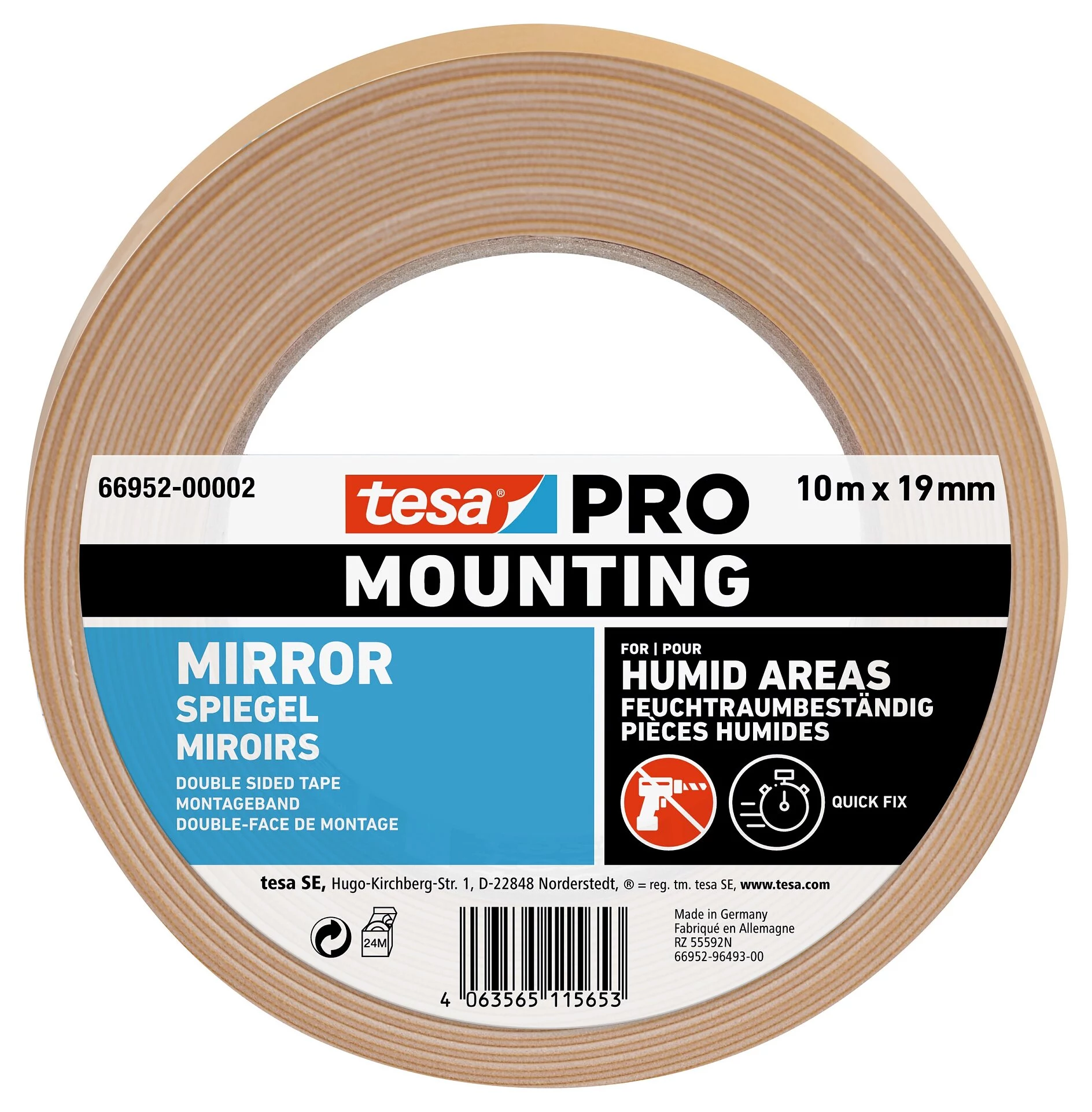 Tesa Mounting PRO spoguļu montāžas lente