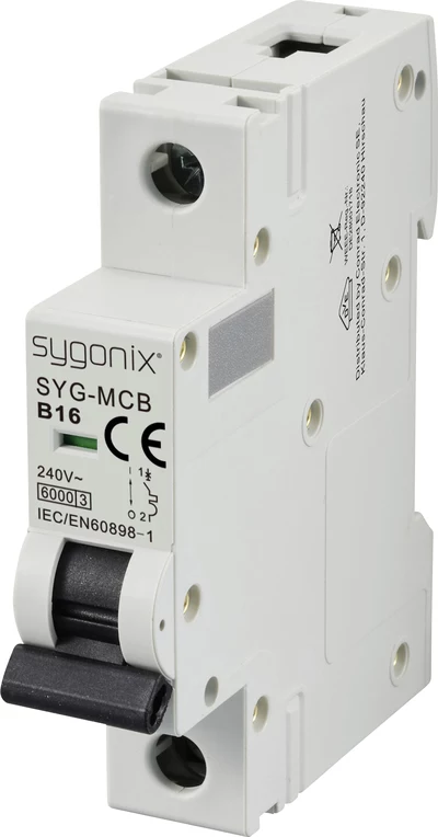 Sygonix SY-6440880 SYG-MCB 1P/B16/6KA miniatūras automātiskais