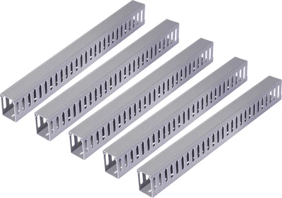 Sygonix SY-6801170 pelēks PVC kabeļu kanāls