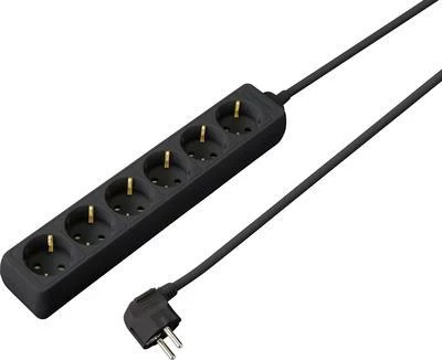 SYGONIX SY-4890992 pagarinātājs, 6 Schuko kontaktligzdas