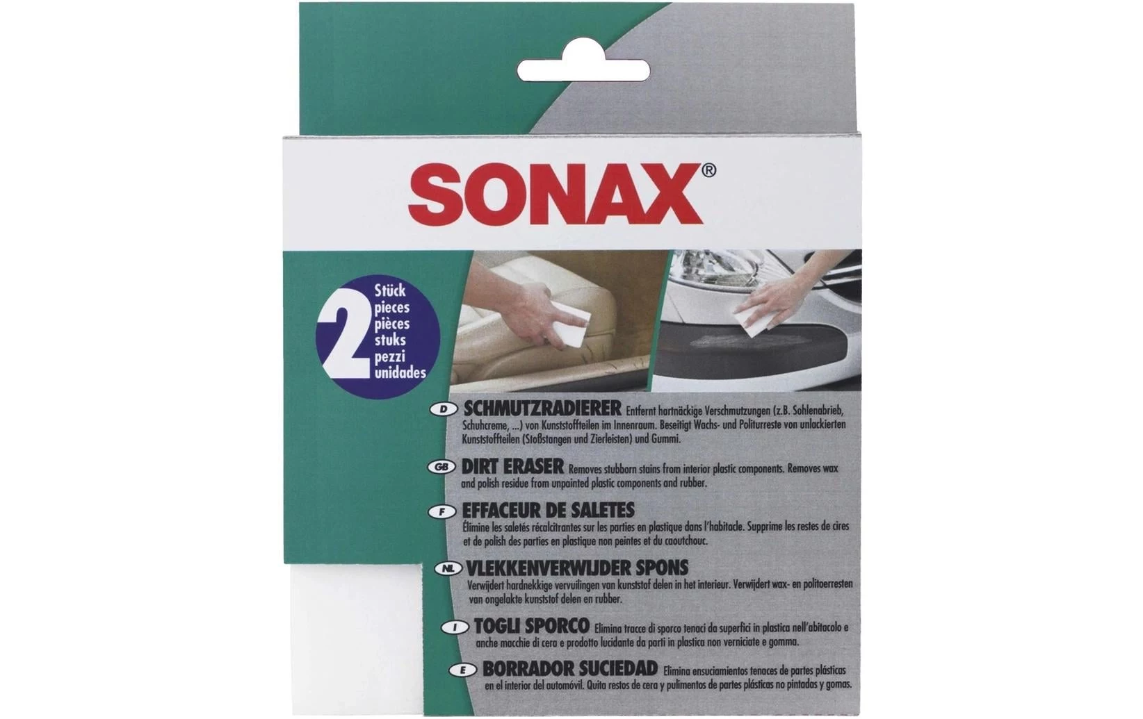 SONAX Dirt Eraser tīrīšanas sūklis, 3