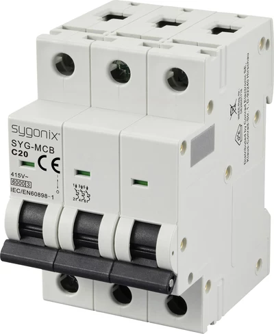 Sygonix SY-6441086 SYG-MCB 3P C20 6kA