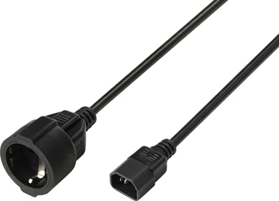 Sygonix SY-7154200 barošanas pagarinātāja kabelis IEC