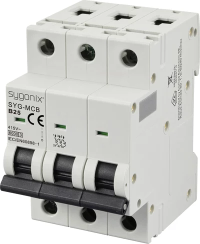 Sygonix SY-6440998 automātiskais slēdzis 3P B25