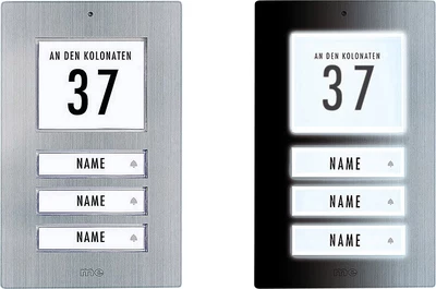 M-E Modern-Electronics 41067 nerūsējošā tērauda durvju