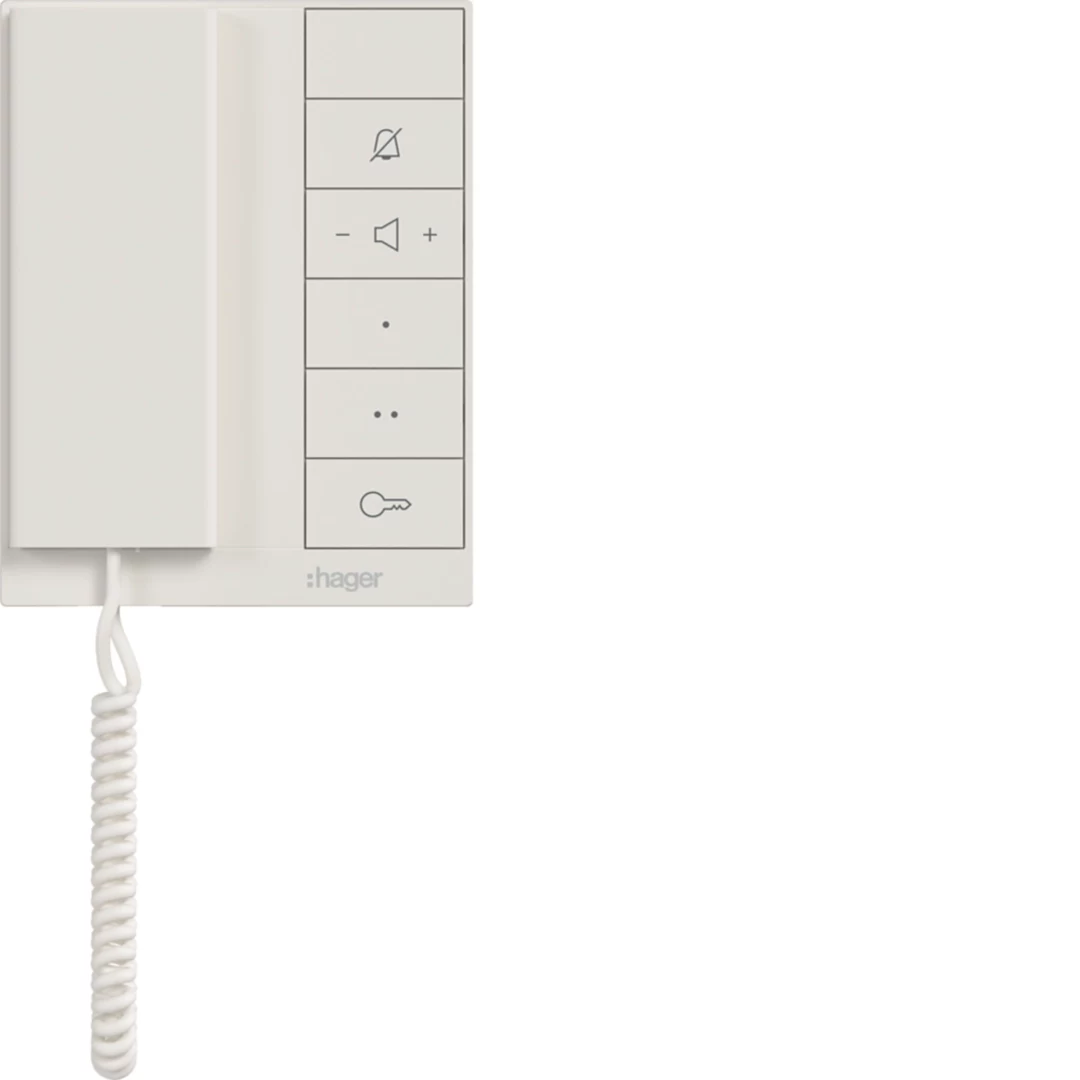 Hager RTQ640X audio iekštelpu stacija ar