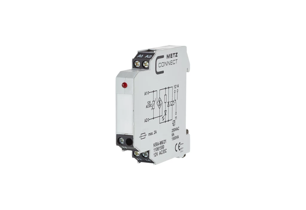 METZ CONNECT KRA-M6/21 baltais DIN sliedes