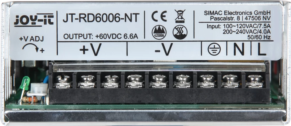 JOY-IT RD6006 NT - iekļauts komutācijas