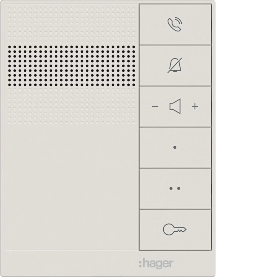 HAGER RTQ620X audio iekštelpu stacija ar