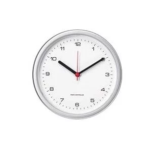 PEWETA Radiovadāmais sienas pulkstenis Design Silver