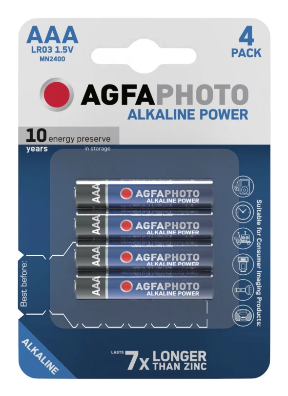 AGFAPHOTO sārma baterija AAA LR03 1
