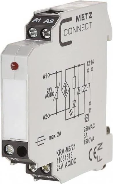 METZ CONNECT KRA-M6/21 saskarnes releja modulis