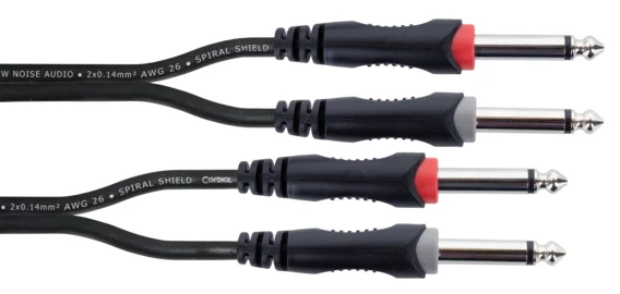 Cordial 14846 Twin Mono Jack Audio
