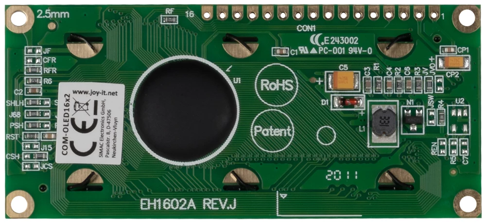 JOY-IT COM-OLED16X2 16x2 OLED displeja modulis