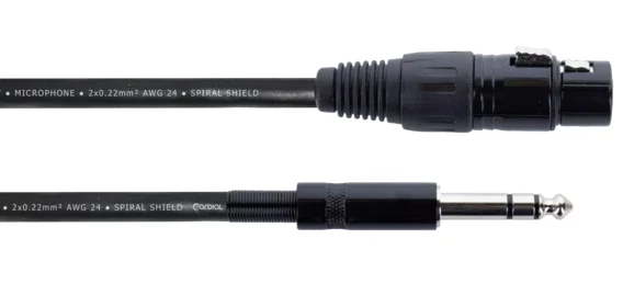 Cordial EM 1.5 FV XLR