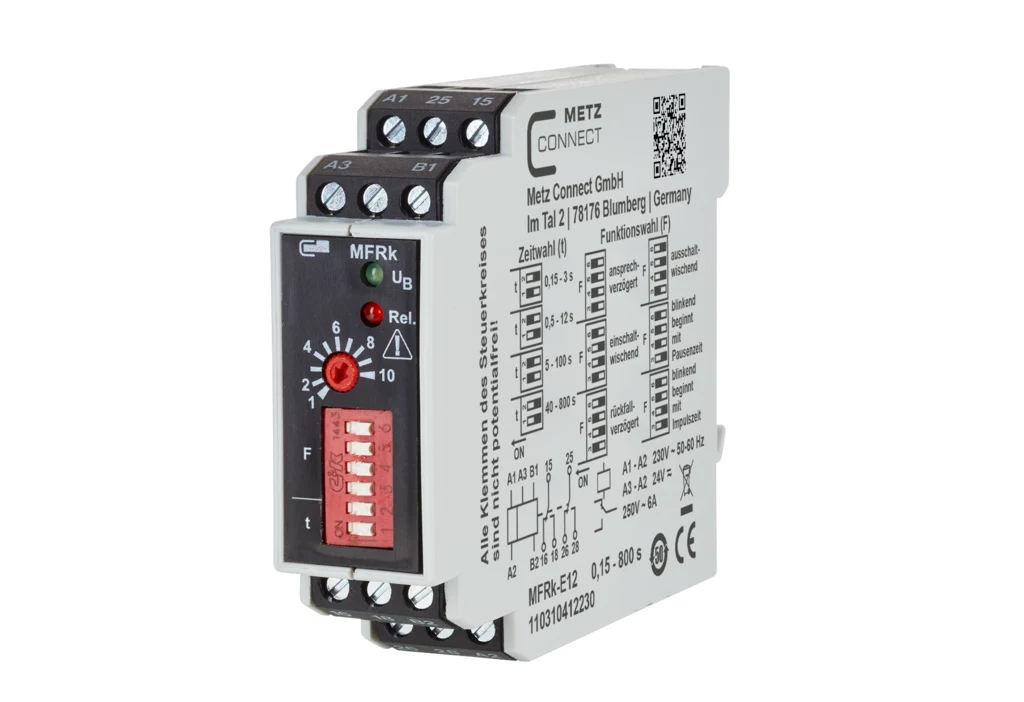 METZ CONNECT MFRk-E12 Daudzfunkciju laika relejs