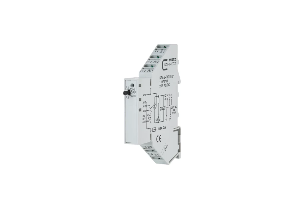 METZ CONNECT KRA-S-F10/21-21 jaudas relejs ar