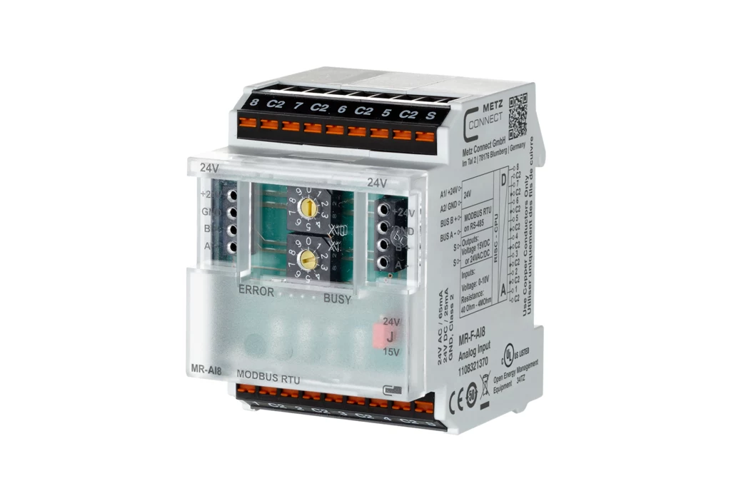 METZ MR-F-AI8 Modbus RTU 8 kanālu