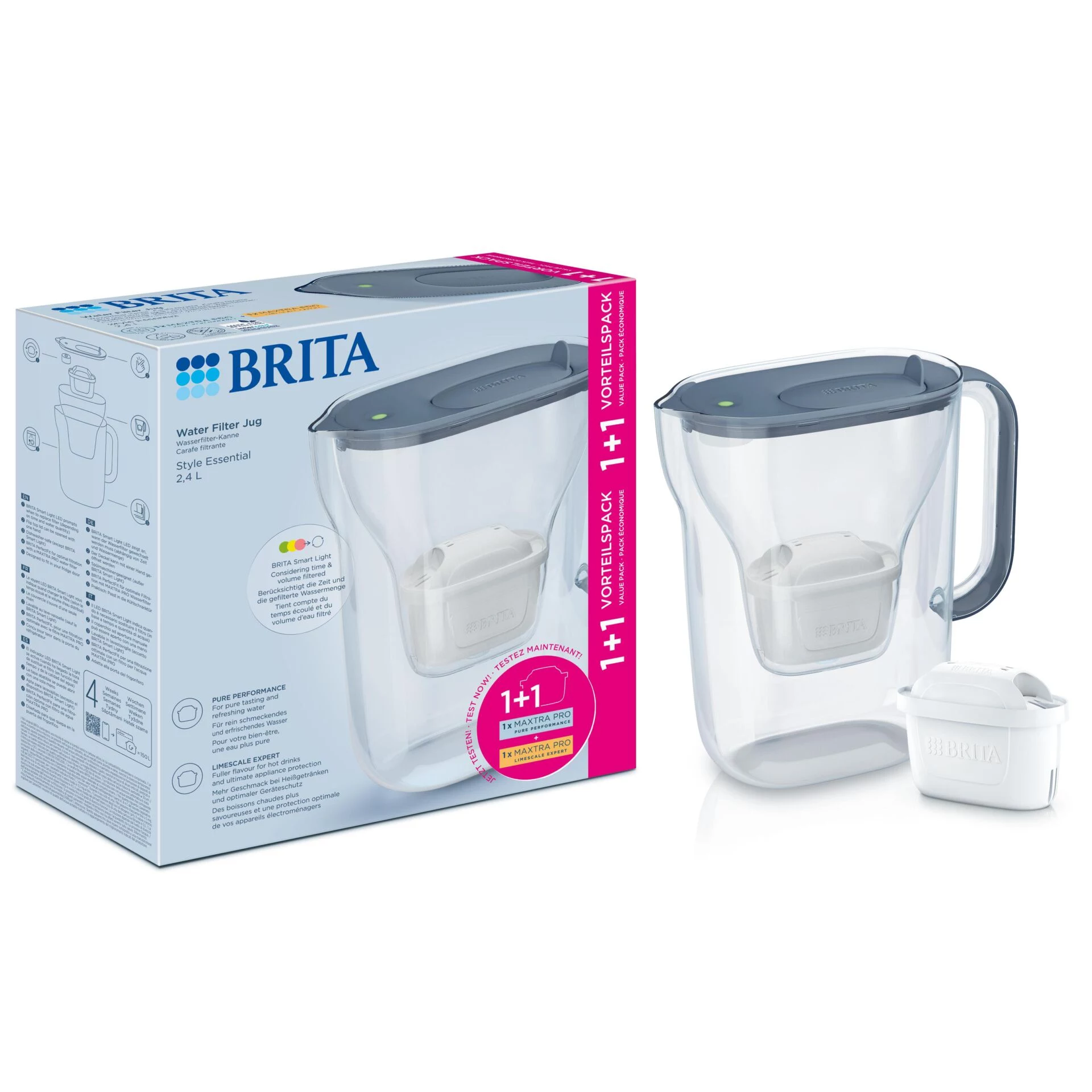 Brita Style Essential Stone Blue ūdens