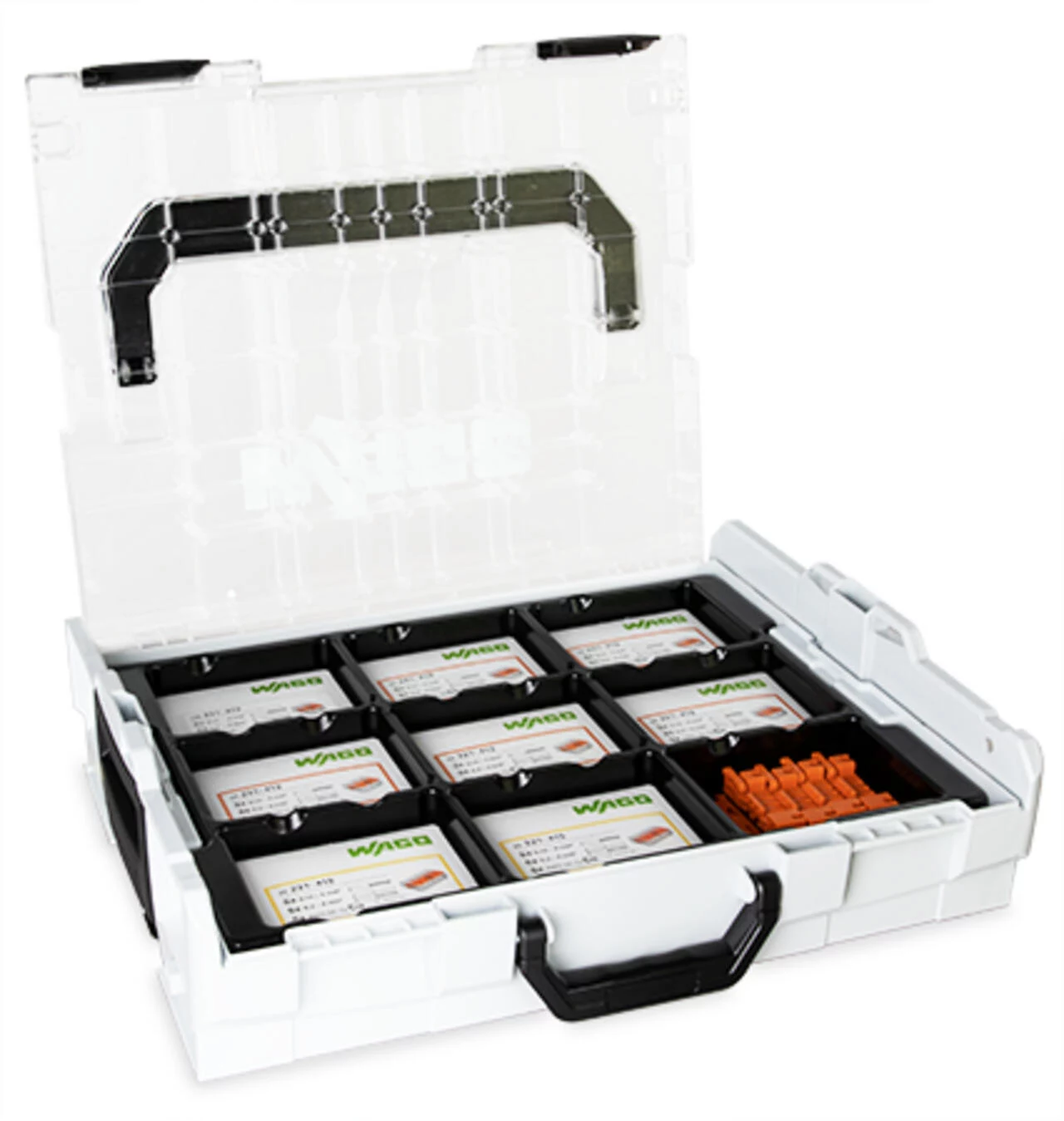 WAGO 887-927 kompakto savienotāju komplekts L-BOXX