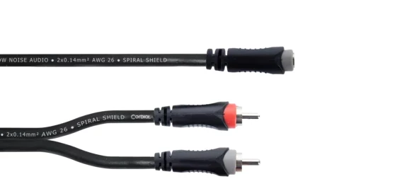 Cordial 14889 audio Y-adaptera kabelis 3