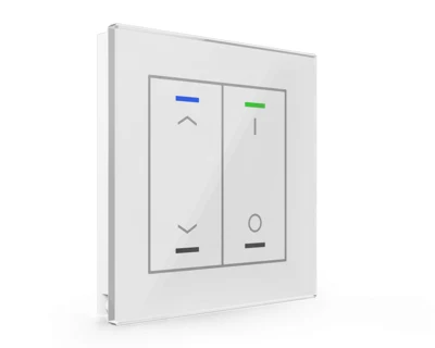 MDT BE-GTL2TW.C1 Glass Push Button