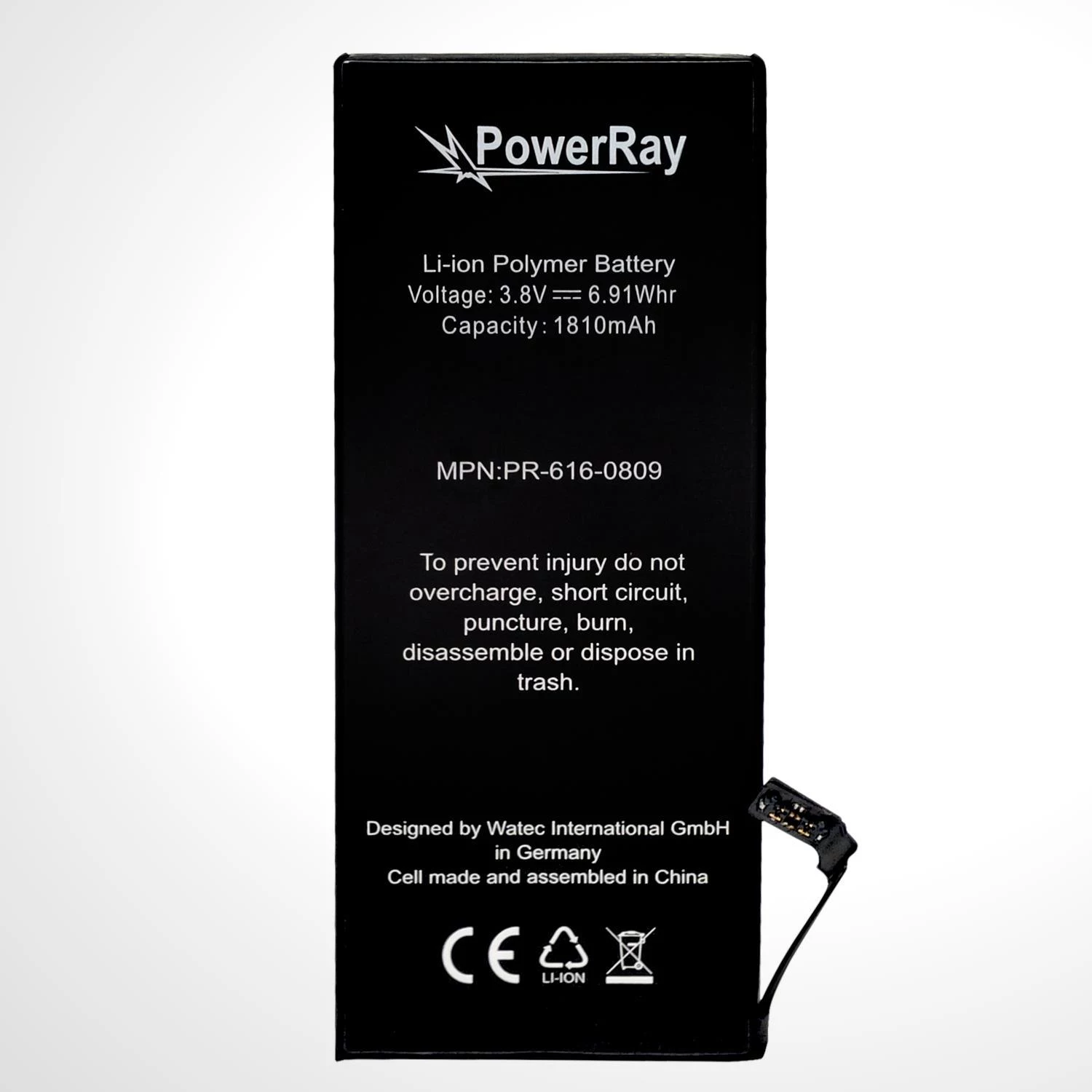 PowerRay akumulators PR-616-0809 iPhone 6, 1810