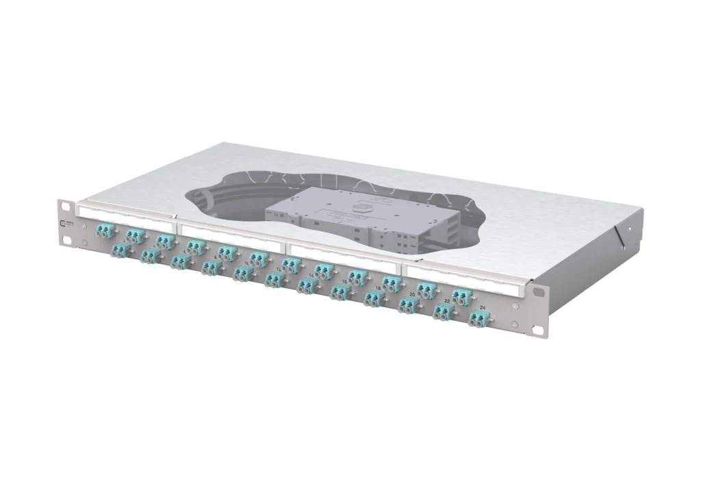 METZ CONNECT Splice Patch Panel 24xLC-Duplex