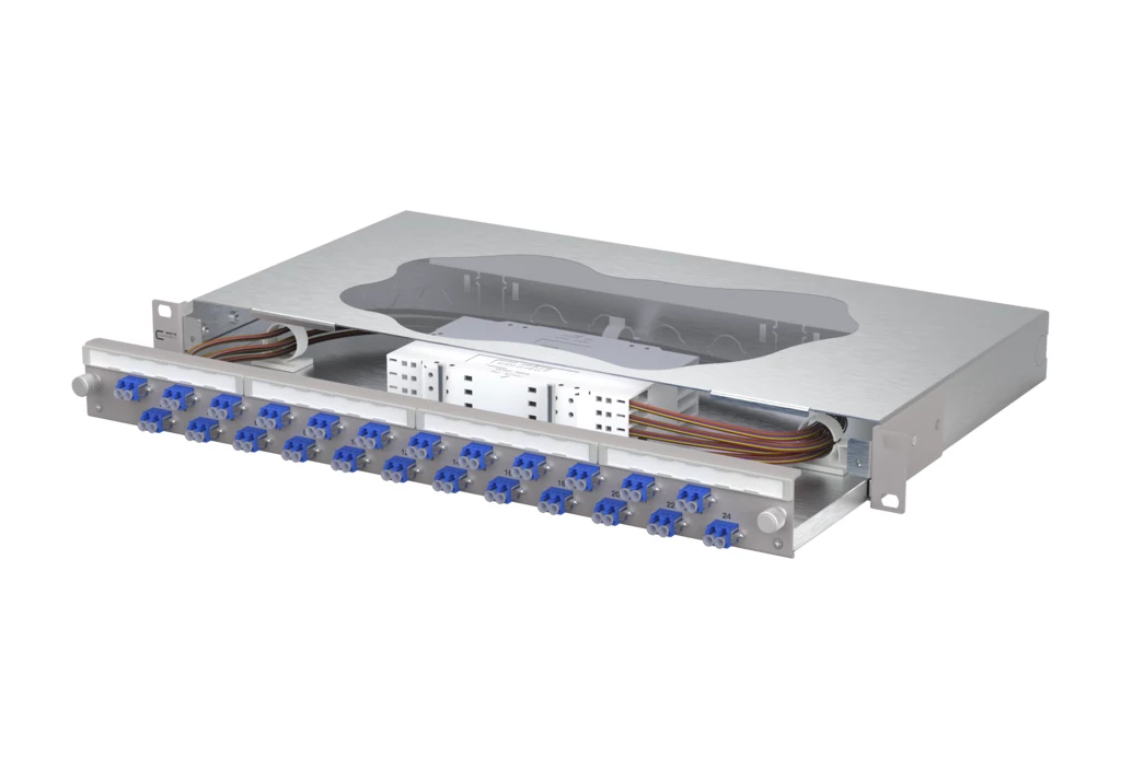 METZ CONNECT savienojumu komutācijas panelis 24xLC-Duplex