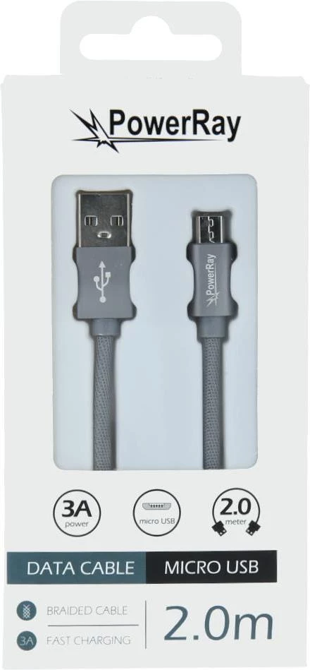 PowerRay USB uz Micro-USB datu kabelis