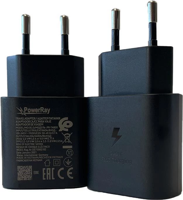 PowerRay PR-TA800EBE 18W USB-C PD sienas